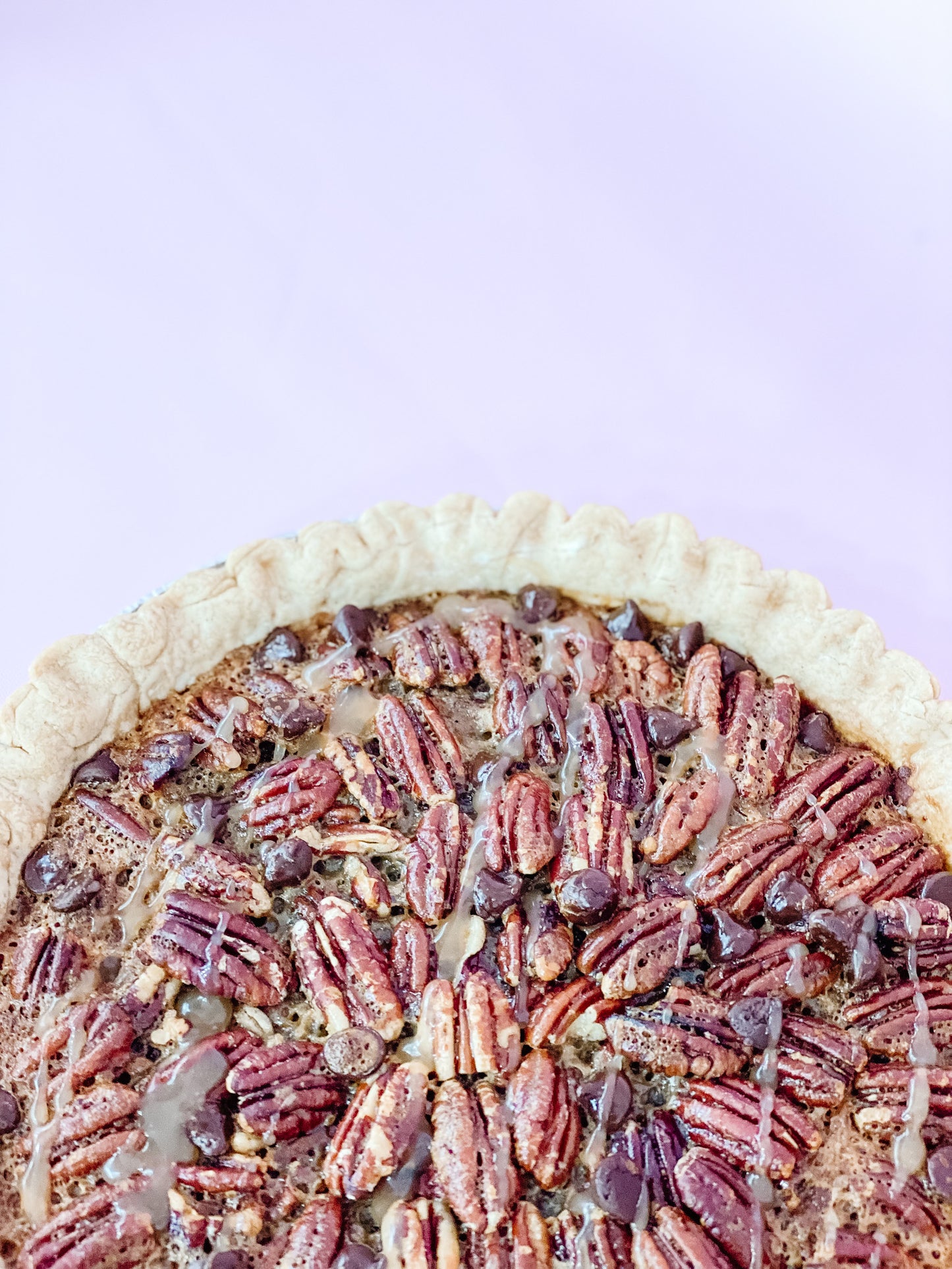 Turtle Pecan Pie