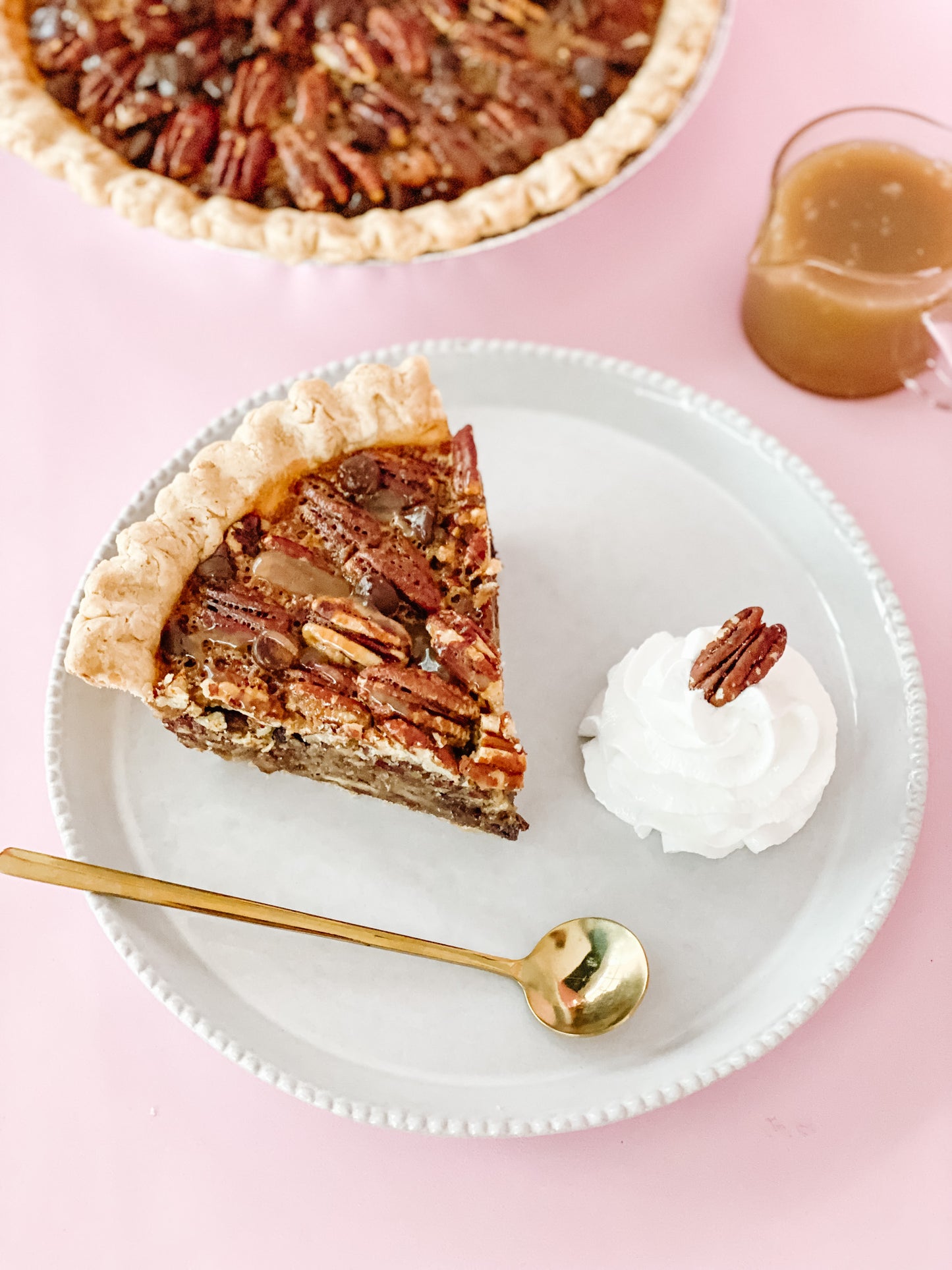Turtle Pecan Pie