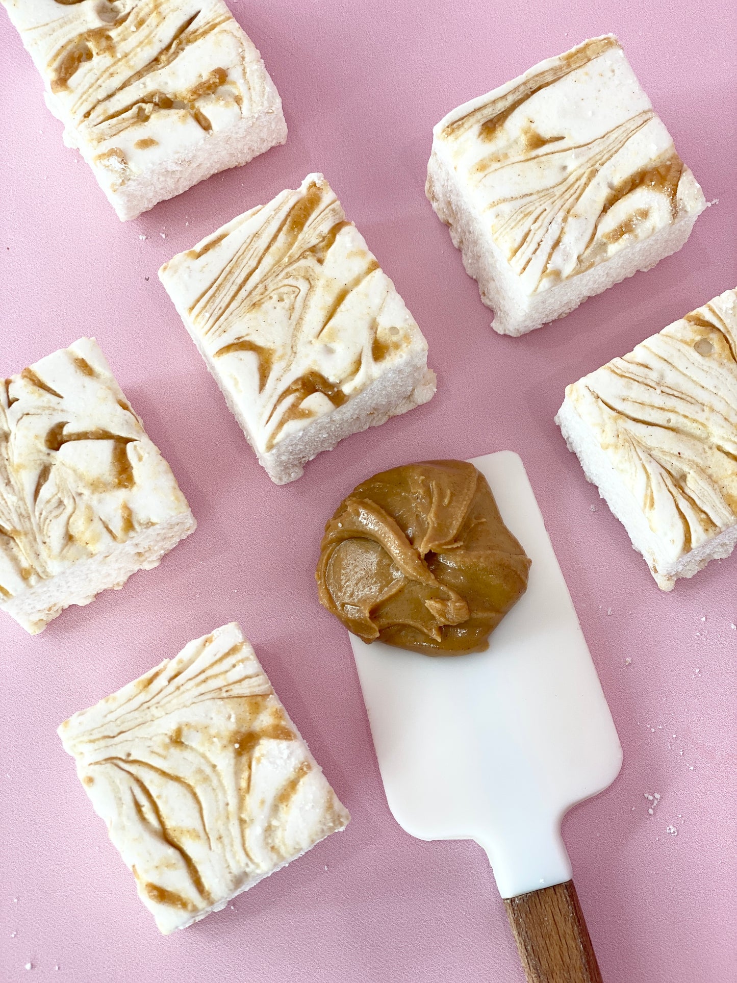 Peanut Butter Swirl Marshmallows