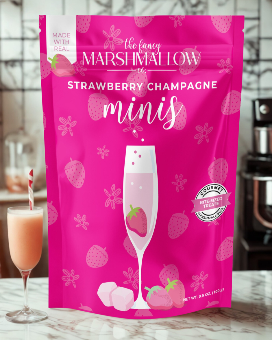 Marshmallow Minis - Strawberry Champagne