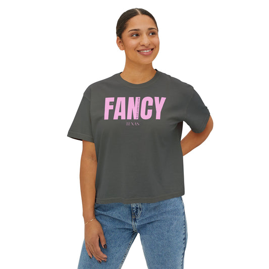 Fancy Texas Boxy Tee for Women - Trendy Casual Top