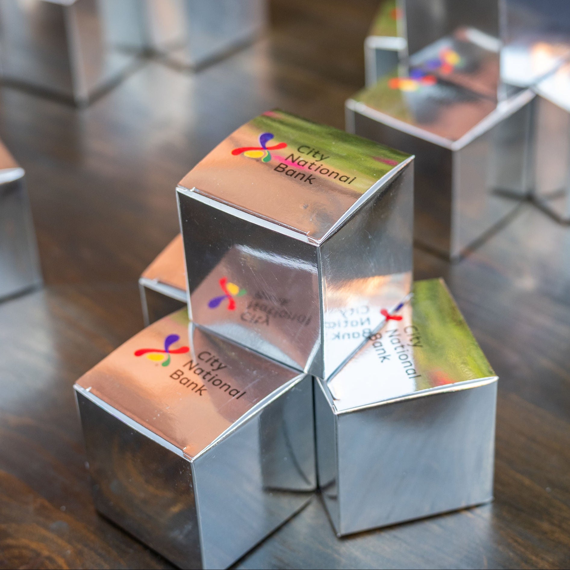 Silver Box with custom logo