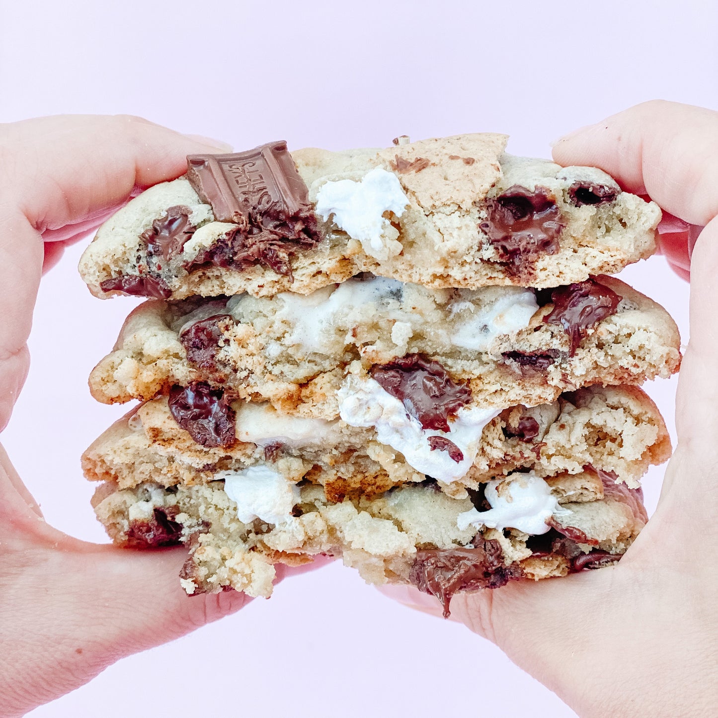 CHOCOLATE CHIP (S'MORE STUFFED) COOKIE RECIPE