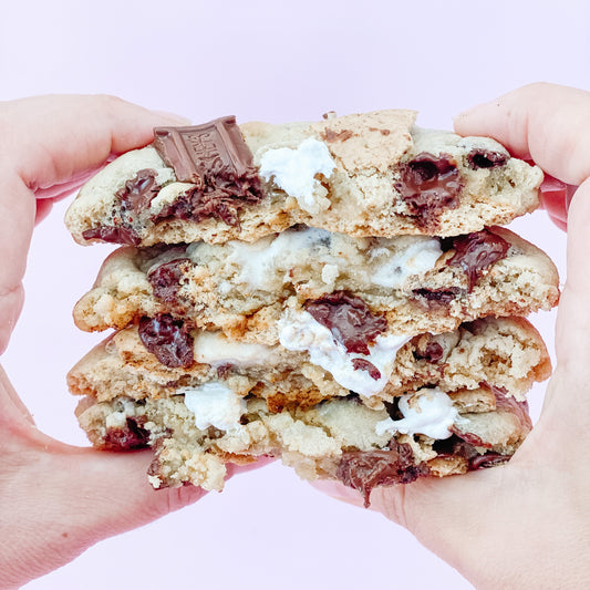 CHOCOLATE CHIP (S'MORE STUFFED) COOKIE RECIPE