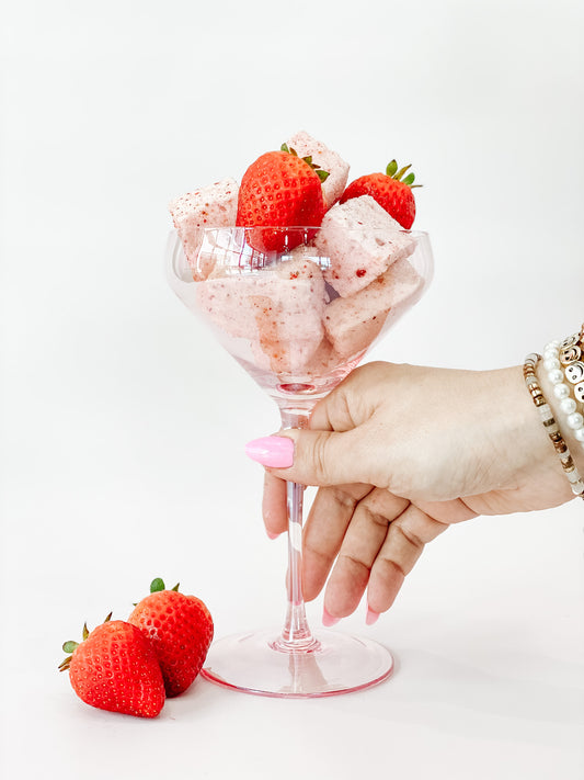 Strawberry Champagne Marshmallows