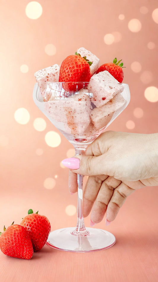 Strawberry Champagne Marshmallows