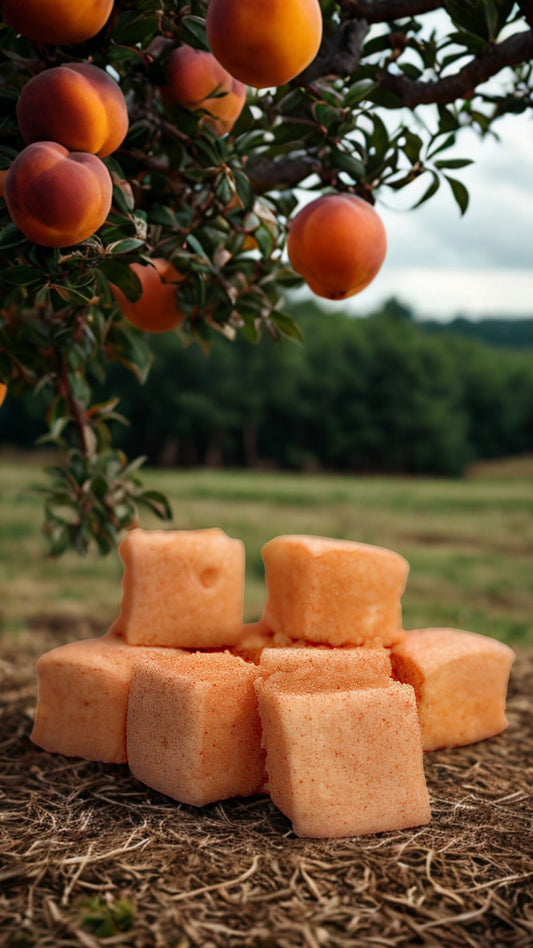 Sour Peach Marshmallows